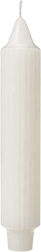 Root 4-Count Unscented Grecian Collenette Candles, 7-Inch, White - Image 4