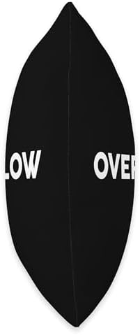 Shirt That Says OVERFLOW T-Shirt Simple Thanksgiving Throw Pillow - Image 2