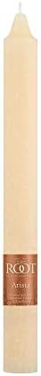 Root 12-Count Unscented Timberline Arista Candles, 9-Inch, Buttercream - Image 3
