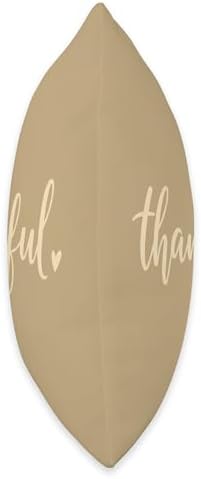 Thankful Script, Simple Thankful Vibes for Thanksgiving Throw Pillow - Image 2