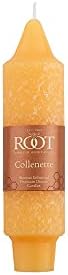 Root Candles 8-Count Unscented Timberline Collenettes, 5-Inch, Butterscotch - Image 2