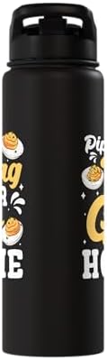 Piping Bag Or Go Home Deviled Egg Thanksgiving Stainless Steel Insulated Water Bottle - Image 4