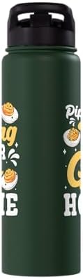 Piping Bag Or Go Home Deviled Egg Thanksgiving Stainless Steel Insulated Water Bottle - Image 4