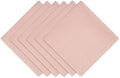 DII Solid Napkin Set Collection, 20x20, Pale Mauve by DII