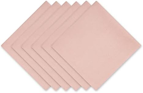 DII Solid Napkin Set Collection, 20x20, Pale Mauve by DII