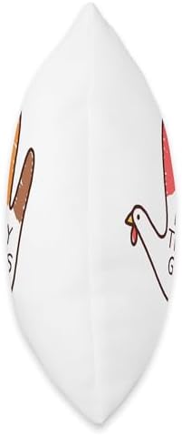 Funny Hand Turkey Kids Outfit Toddler Thanksgiving Adult Kid Throw Pillow - Image 2