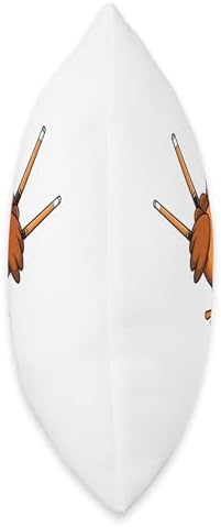 Thanksgiving Turkey Billiard Pool Player Billiards Throw Pillow - Image 2