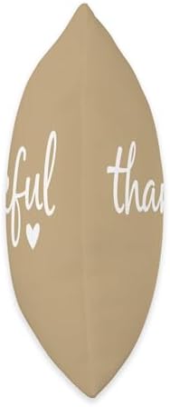Thankful Script Heart, Thanksgiving Design for Fall & Turke Throw Pillow - Image 2