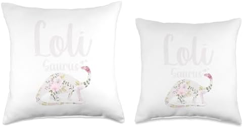 Loli Saurus Grandma Mother's Day Thanksgiving Christmas Throw Pillow - Image 3
