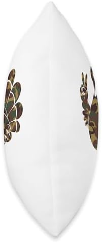 Hello Hunting Season Thanksgiving Camouflage Camo Turkey Throw Pillow - Image 2