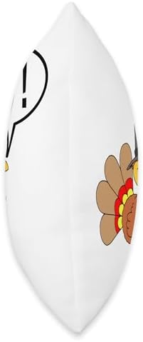 Thanksgiving Turkey Pilgrim 6 and 7 Holiday Throw Pillow - Image 2