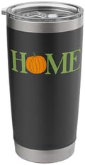 Home Pumpkin Fall Vibes Autumn Thanksgiving Stainless Steel Insulated Tumbler by Unknown