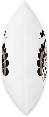 XsHouse Thanksgiving Turkey Disguised as Dalmatian to Dodge Dinner Throw Pillow, 16x16, Multicolor - Image 2