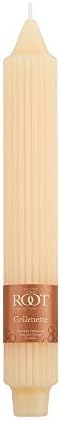Root Candles 4-Count Unscented Grecian Collenettes, 9-Inch, Buttercream - Image 3