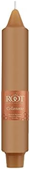 Root Candles 4-Count Unscented Smooth Collenettes, 7-Inch, Beeswax Color - Image 2