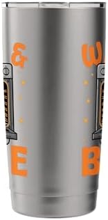 Wake & Bake Funny Cooks Thanksgiving Humor for Home Chefs Stainless Steel Insulated Tumbler - Image 4