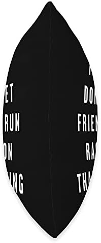 Thanksgiving Run Turkey Trot Friends Don't Let Friends Run Throw Pillow - Image 2