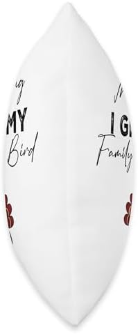 funny Thanksgiving costume Every Thanksgiving I Give My Family The Bird A Funny Turkey Throw Pillow, 16x16, Multicolor - Image 2