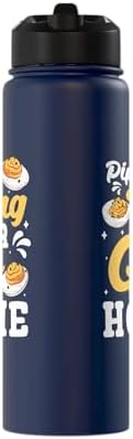 Piping Bag Or Go Home Deviled Egg Thanksgiving Stainless Steel Insulated Water Bottle - Image 2