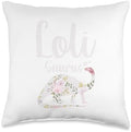 Loli Saurus Grandma Mother's Day Thanksgiving Christmas Throw Pillow by Unknown