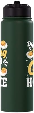 Piping Bag Or Go Home Deviled Egg Thanksgiving Stainless Steel Insulated Water Bottle - Image 2