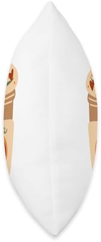 Pumpkin Spice Latte Iced Warm Thanksgiving Fall Gobble Cold Throw Pillow - Image 2