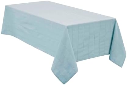 IZOD - Tablecloth, Decorative Tabletop Accessories, Holiday Home Decor (Chadwick Sky Blue, 60" x 102") by IZOD