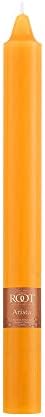 Root Candles 12-Count Unscented Smooth Candles, 9-Inch, Butterscotch - Image 3