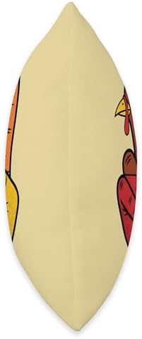 Peace Turkey Design for Thanksgiving Throw Pillow - Image 2