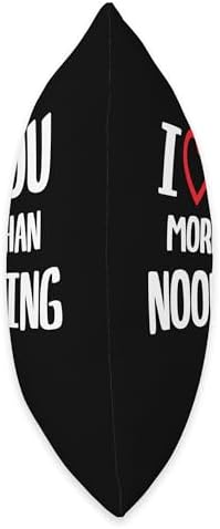 I heart You More than Noodling Thanksgiving I Love You More Than Noodling Shirt Funny Women Christmas Throw Pillow, 18x18, Multicolor - Image 2