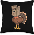 Turkey Dog Disguise Funny Thanksgiving Turkey In Disguise Throw Pillow by Unknown