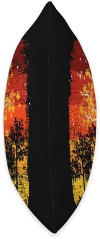 Fall Landscape Thanksgiving Autumn Leaves Forest Fall Throw Pillow - Image 2