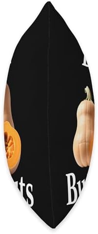 Deez Butternuts - Funny Thanksgiving Squash Food Throw Pillow - Image 2