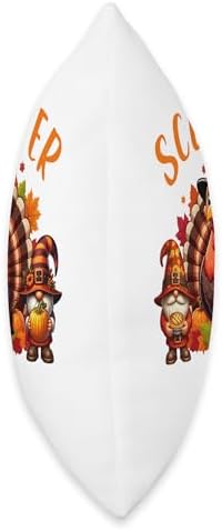 Scuba Diver Job Thanksgiving Turkey With Gnomes Fall Leaves Throw Pillow - Image 2