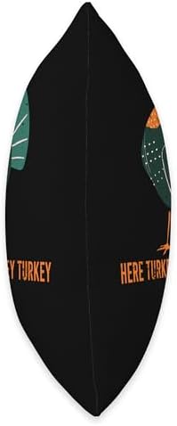 Pilgrim Costume Turkey Bacon Thanksgiving Decor Hunter Thanksgiving Hunting Season Turkey Throw Pillow, 18x18, Multicolor - Image 2