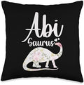 Abi Saurus Grandma Mother's Day Thanksgiving Christmas Throw Pillow by Unknown