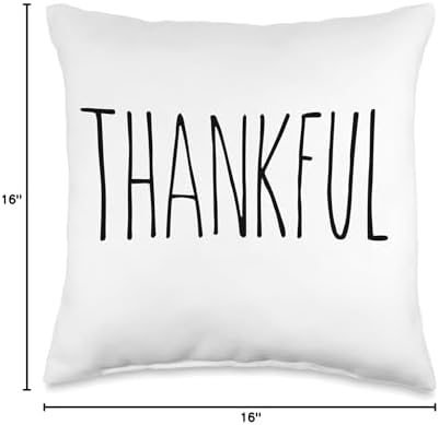 Rae inspired Dunn thankful blessed thanksgiving grateful Throw Pillow - Image 4