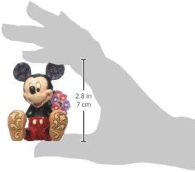 Disney Traditions by Jim Shore Mini Mickey Mouse Personality Pose Stone Resin Figurine, 2.75”