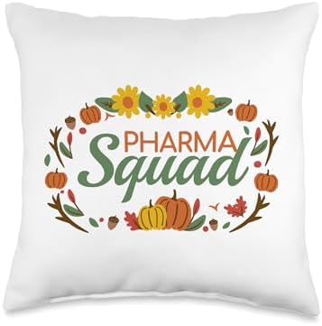 Pharmacy Thanksgiving Pharmacist Technician CPht Throw Pillow by Unknown