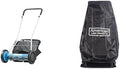 American Lawn Mower Company 18-Inch 5-Blade Reel Lawn Mower with Grass Catcher and Storage Cover Bag Bundle