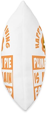 Reason to be Happy Tees Happy Thanksgiving Pumpkin Pie is My Main Food Group Throw Pillow, 16x16, Multicolor - Image 2