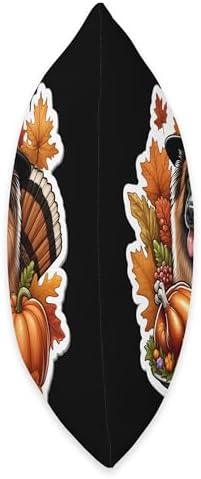Thanksgiving Belgian Laekenois Dog Owner Mom Dad Funny Fall Throw Pillow - Image 2
