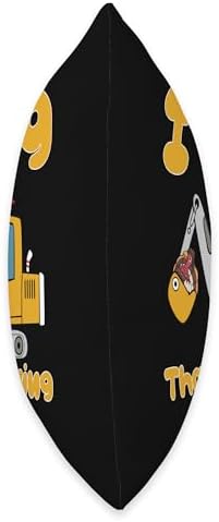 Funny Boys Bulldozer Excavator Toddler I Dig Thanksgiving Throw Pillow - Image 2