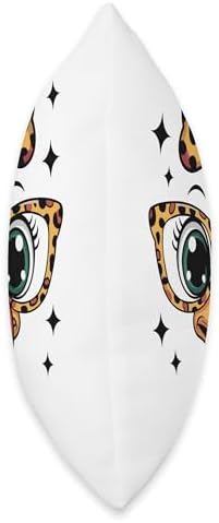Thanksgiving Turkey Face Leopard Bow Glasses Women Girls Throw Pillow - Image 2