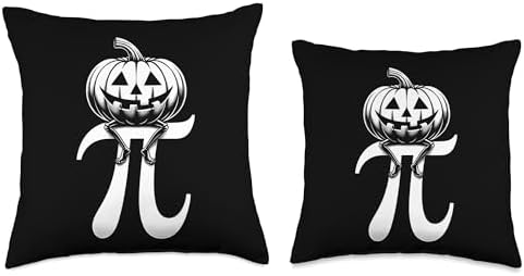 Pumpkin Pie Math Funny Halloween Thanksgiving Pi Day Kids Throw Pillow - Image 3