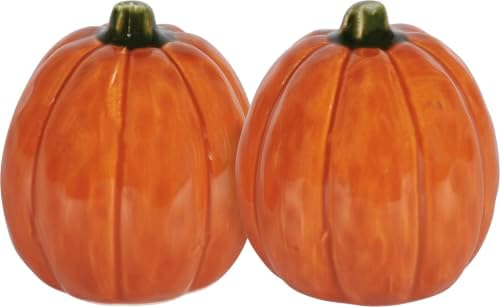 Primitives by Kathy Orange Pumpkin Ceramic Salt and Pepper Shaker Set, 2-Pc - Image 2