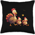 Baby Turkey Thanksgiving Turkey Thanksgiving Turkey Baby Throw Pillow by Unknown
