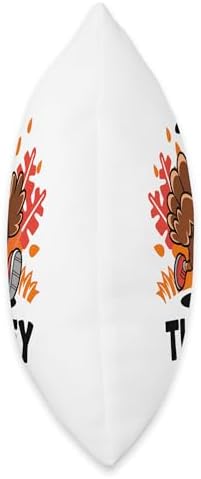 Funny Thanksgiving 5K Run On Turkey Day Race For Turkey Trot Throw Pillow - Image 2
