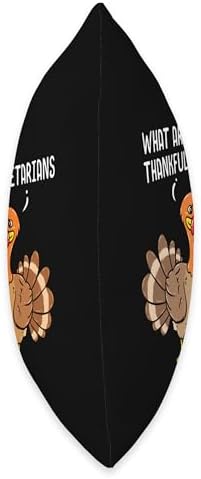 Turkeys Talking Thankful Vegetarians Thanksgiving Vegan Throw Pillow - Image 2