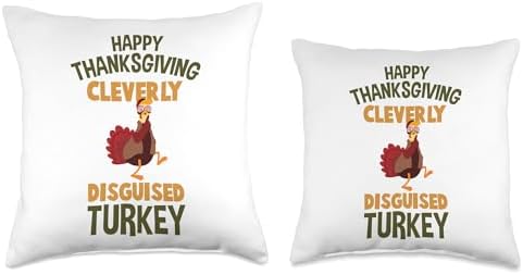 Clevery Disguised Turkey Throw Pillow - Image 3
